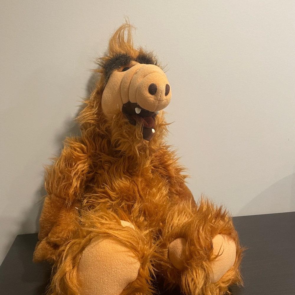 Plush Orange Brown ALF Character Soft Toy - Kids Plush Doll